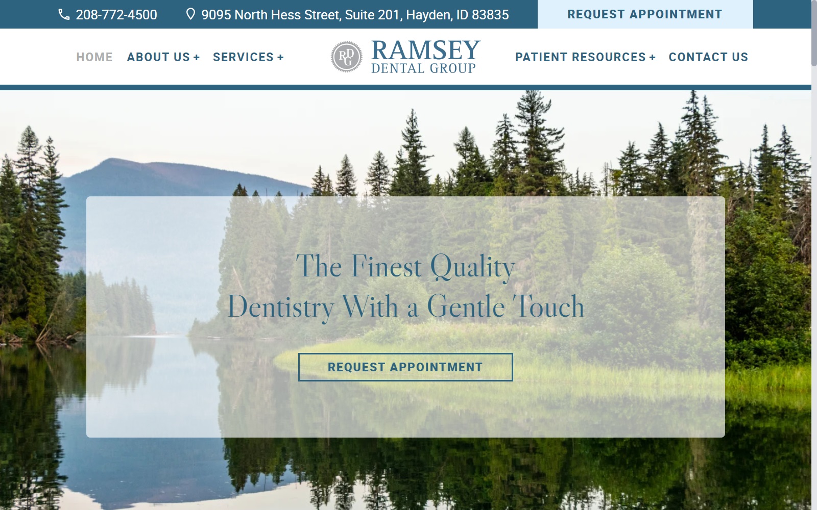 ramseydentalgroup.com screenshot