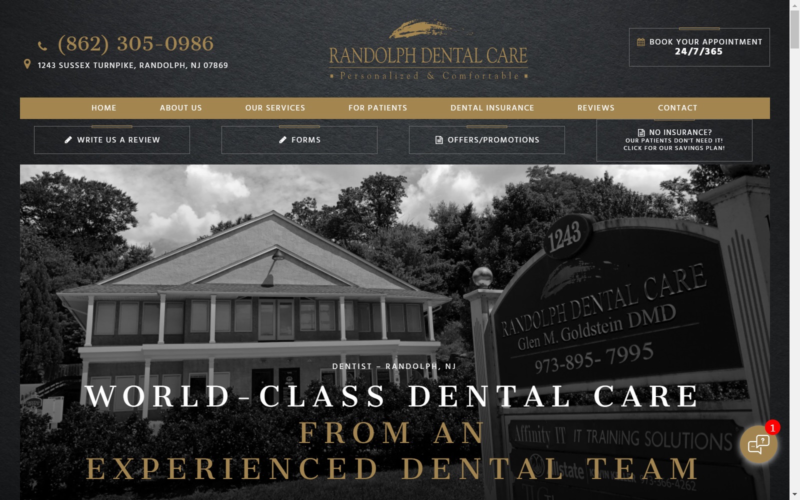 randolphdental.com screenshot