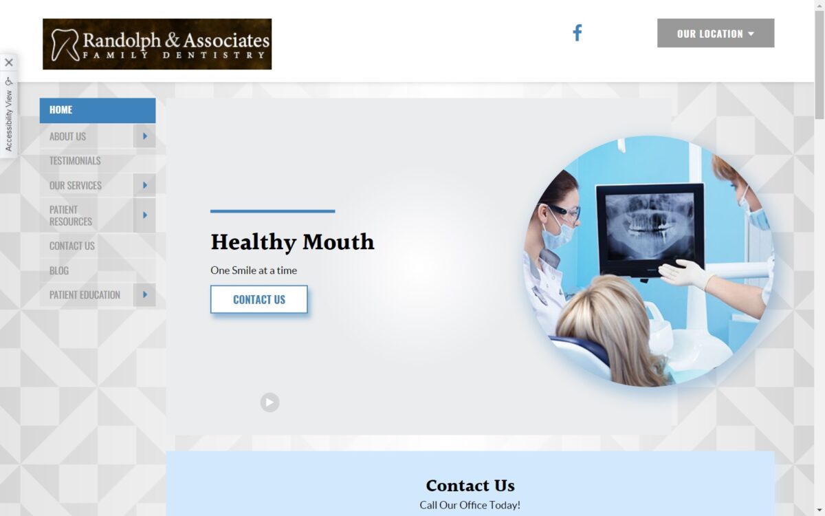 randolphdentistry.com screenshot