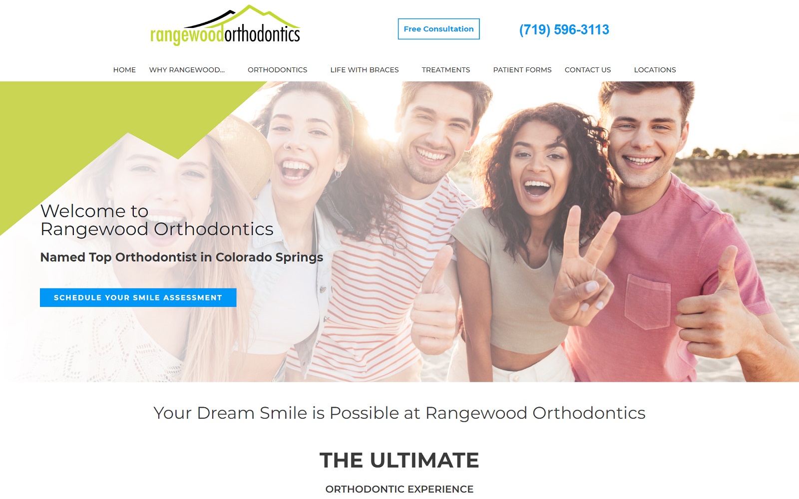 rangewoodorthodontics.com screenshot