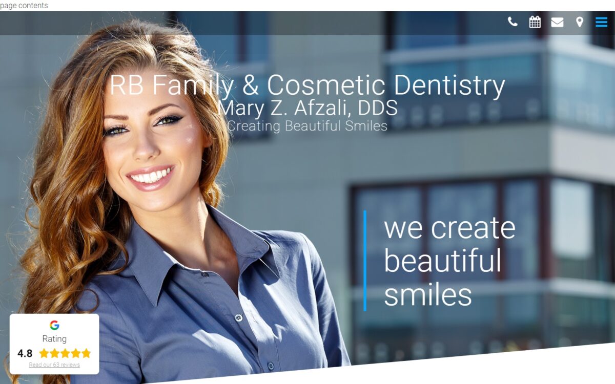 rbdentist.com screenshot