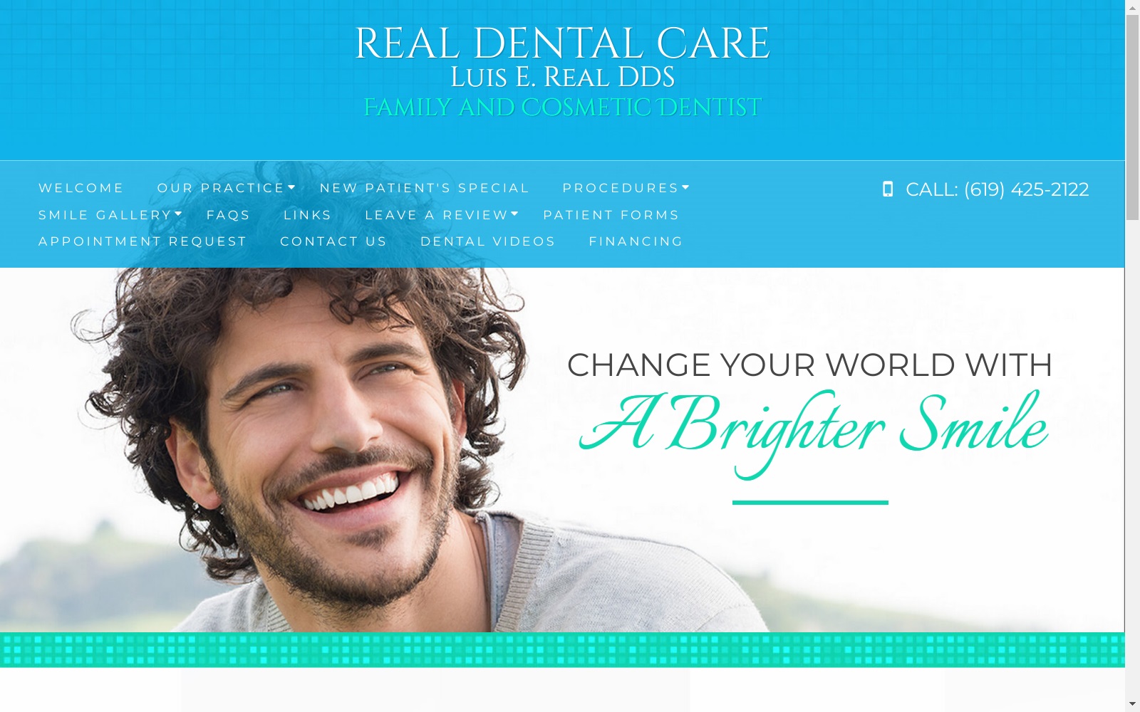 realdentalcares.com screenshot