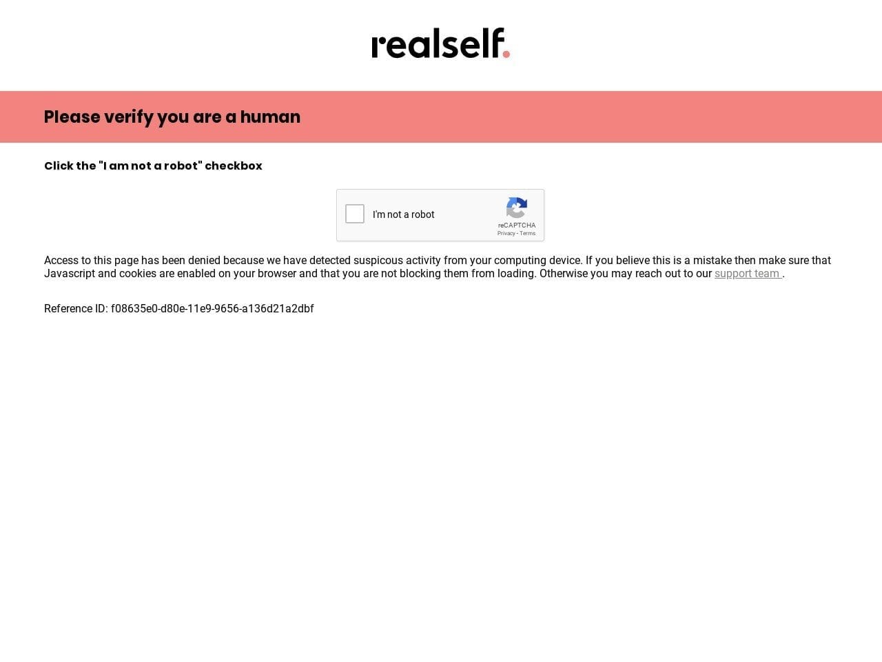 RealSelf.com Website Screenshot from realself.com