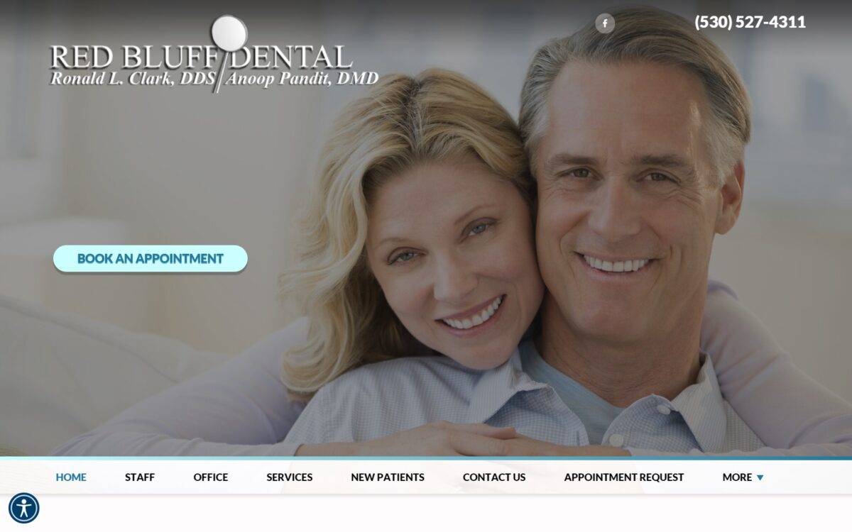 redbluffdental.com screenshot