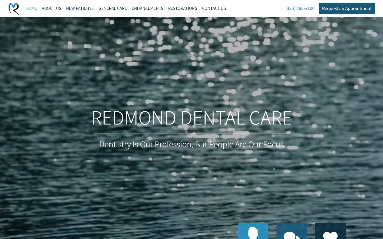 redmonddentalcare.com screenshot