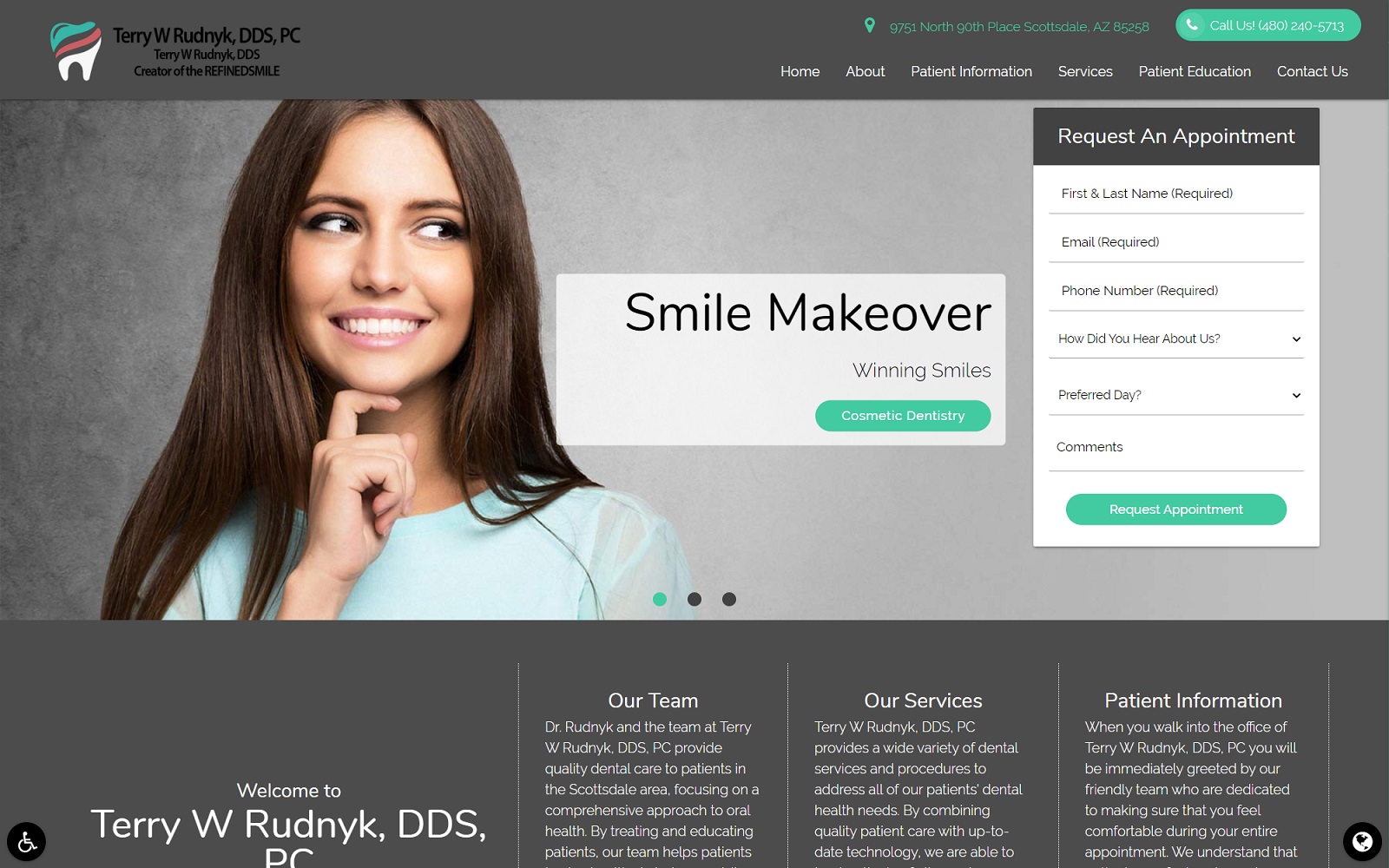 refinedsmile.com screenshot