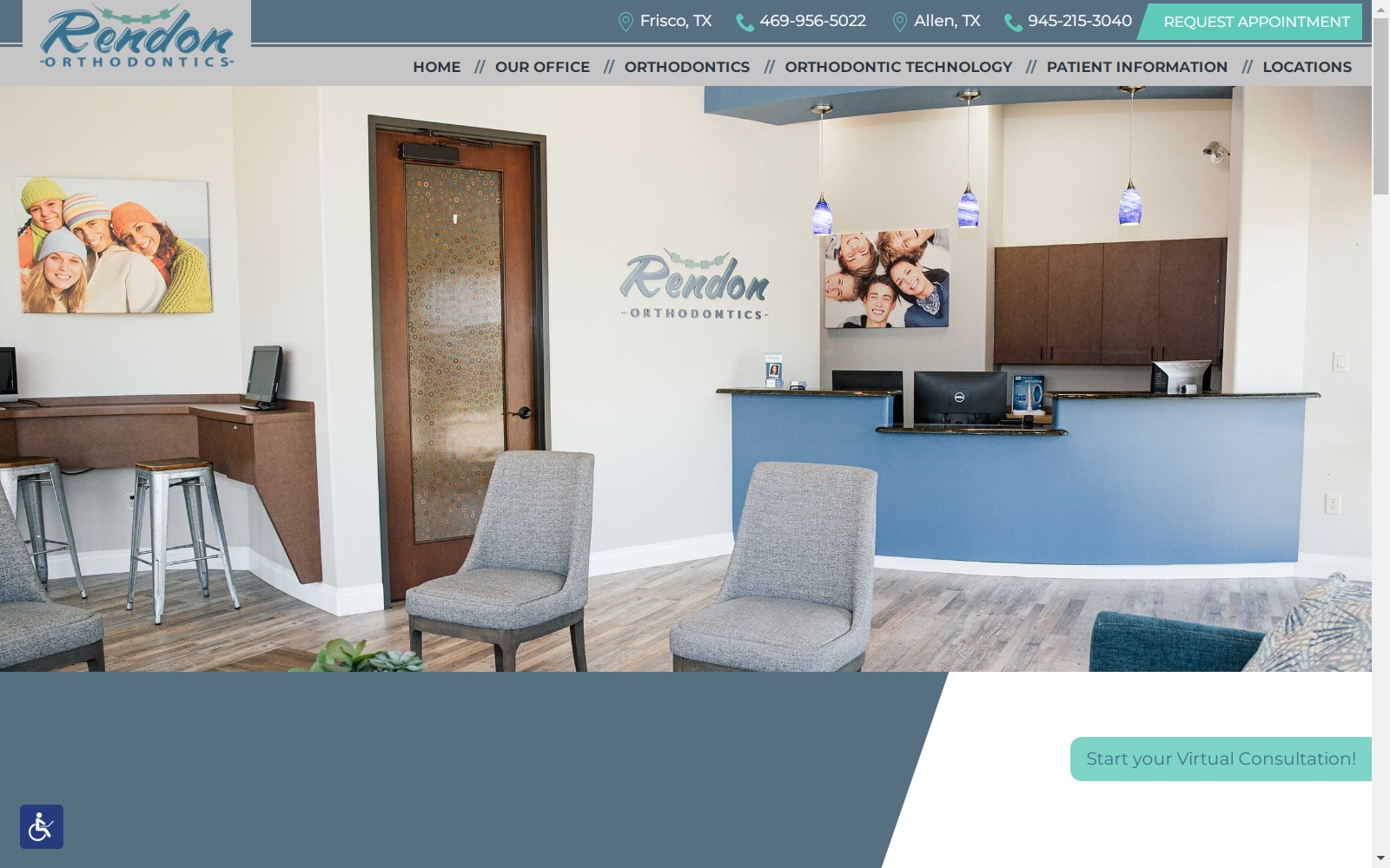 rendonorthodontics.com screenshot