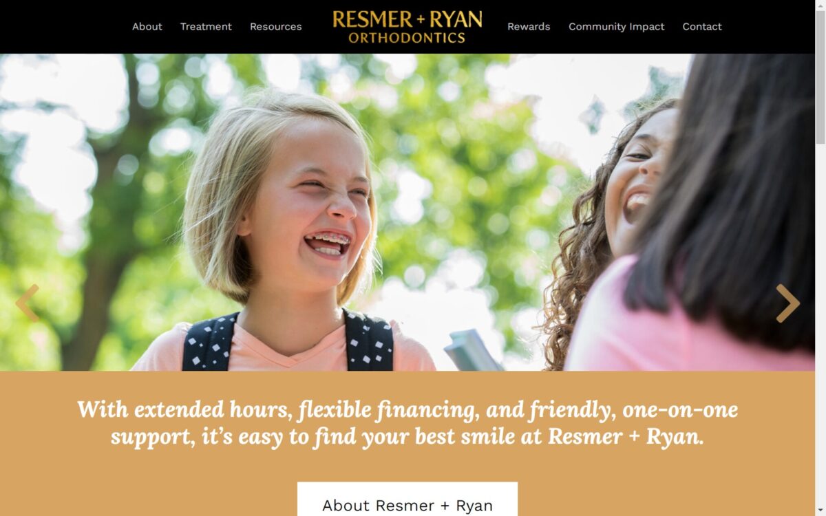 resmerryanorthodontics.com screenshot