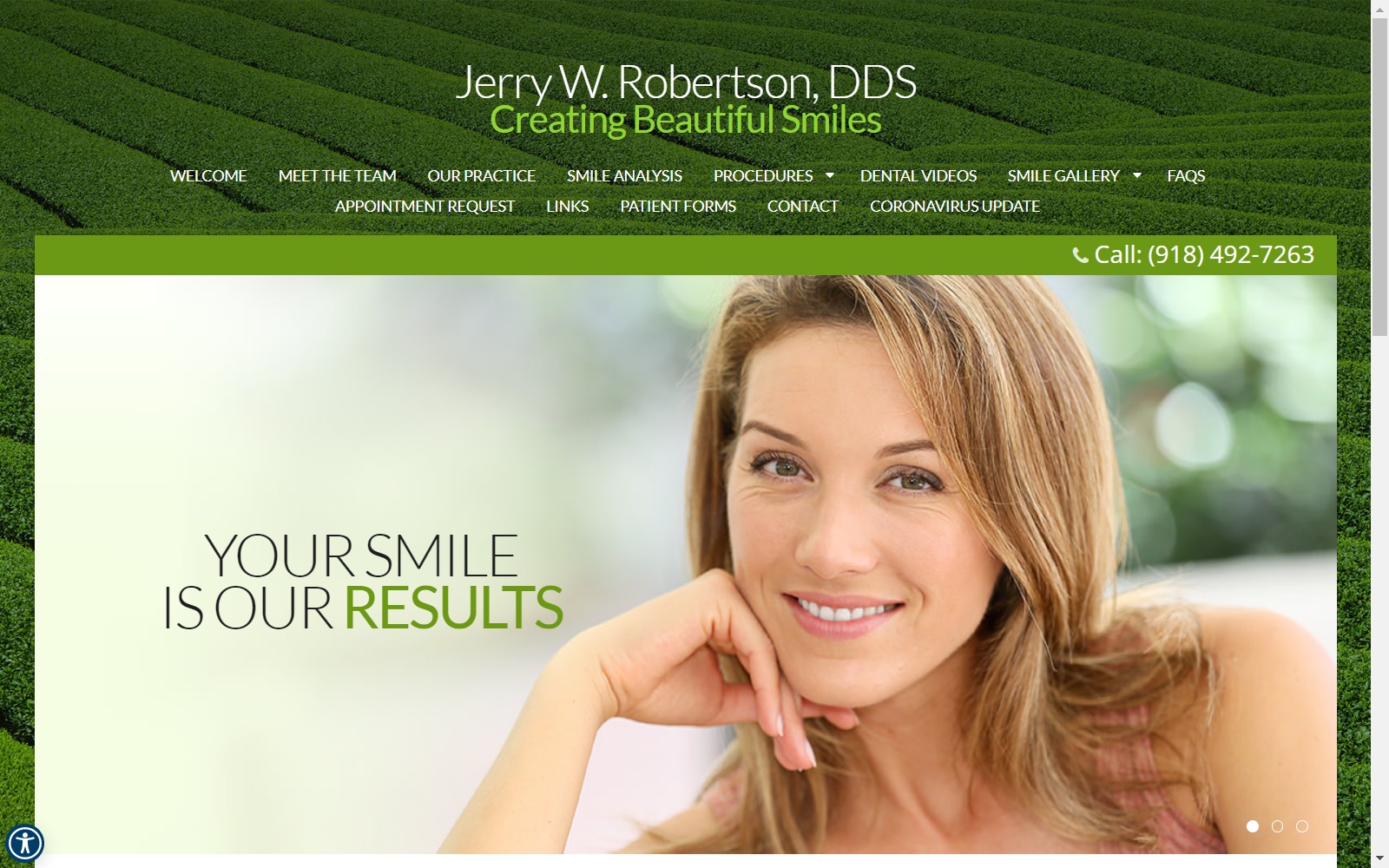 restorativedentistryoftulsa.com screenshot