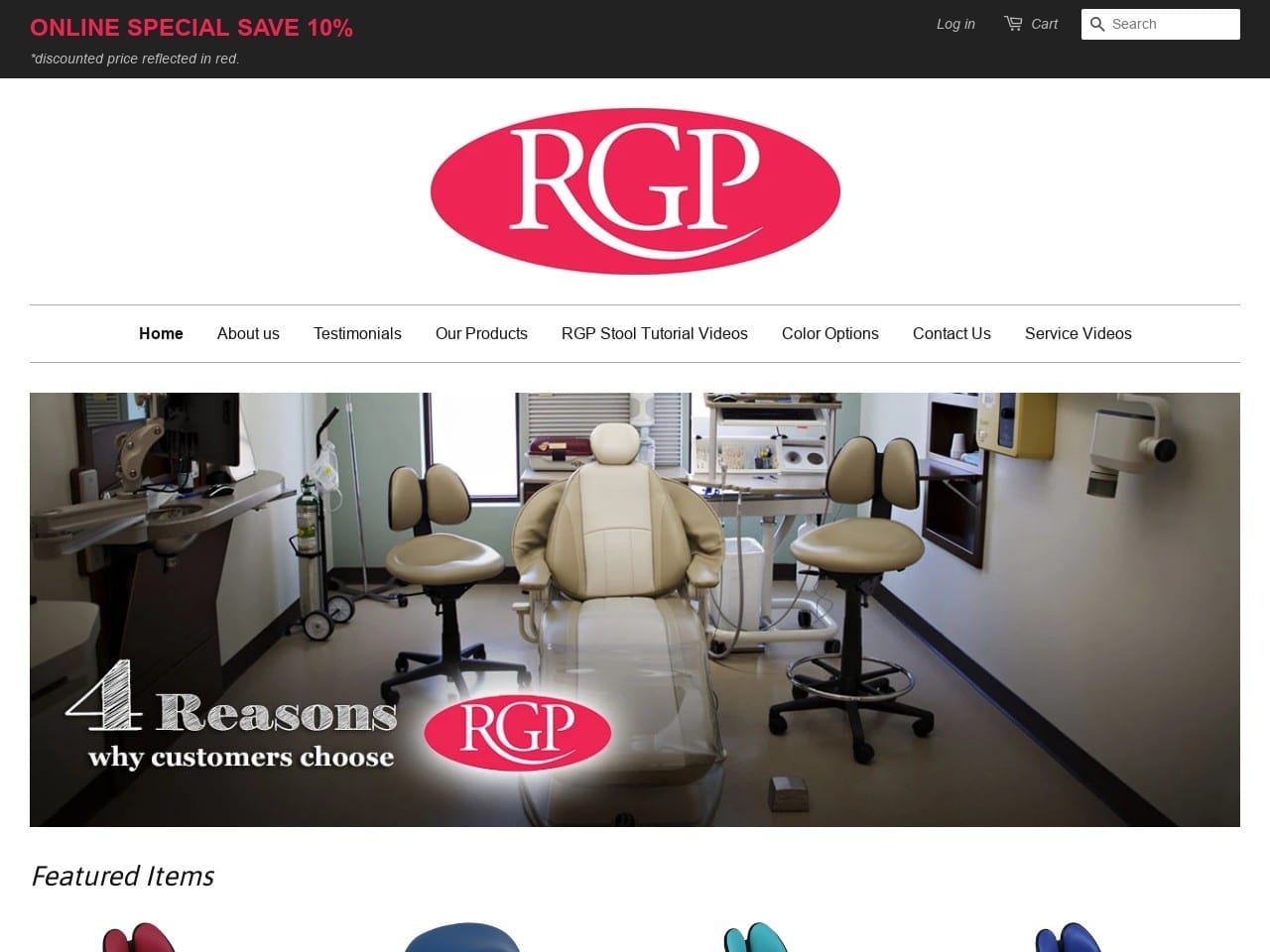 Rgp Dental Website Screenshot from rgpdental.com