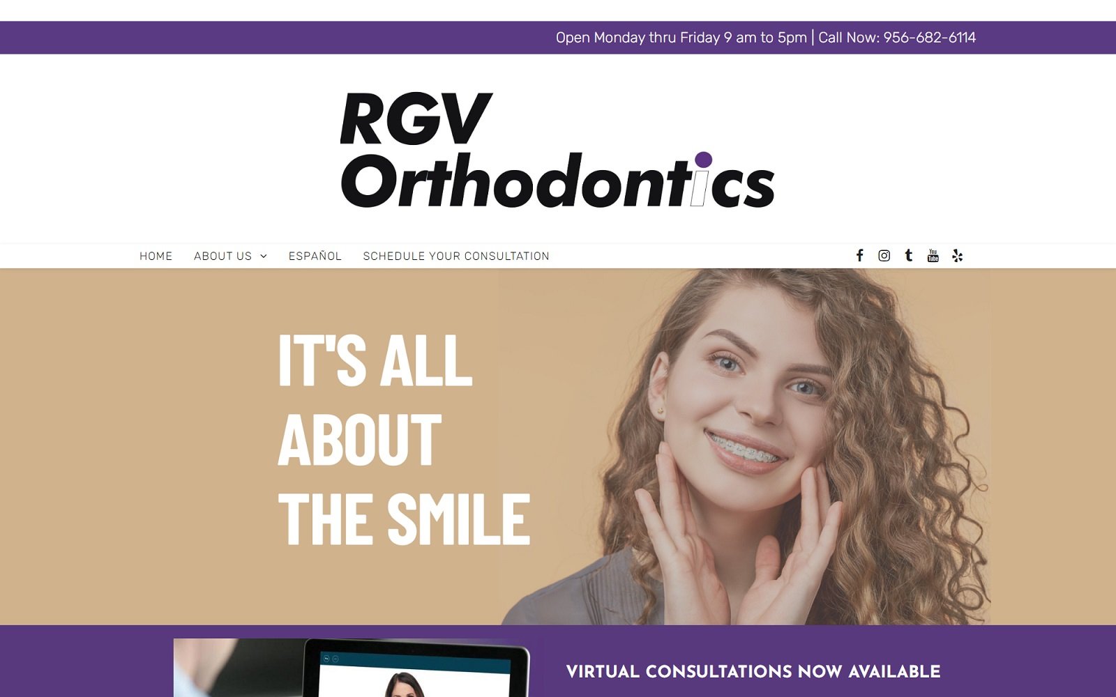 rgvorthodontics.com screenshot