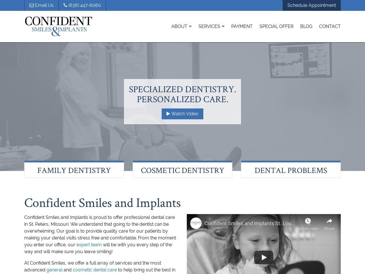 Richard L. Herman DDS Website Screenshot from richardlhermandds.com