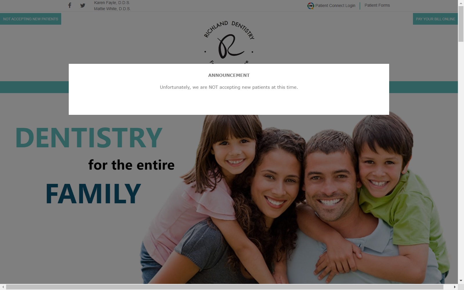 richlanddentistry.com screenshot