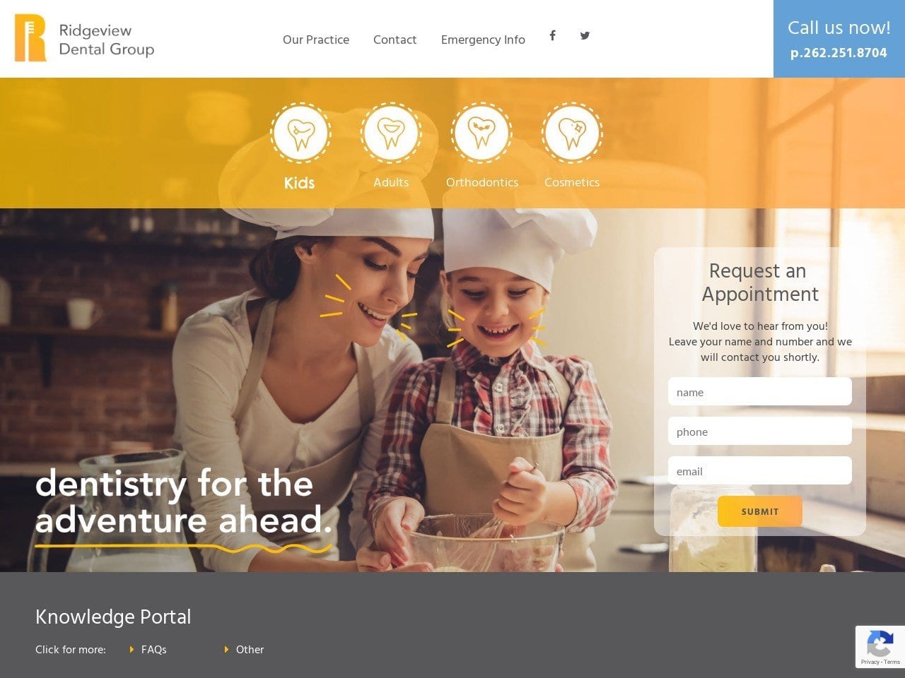 Ridgeview Dental  Group Website Screenshot from ridgeviewdentalgroup.com