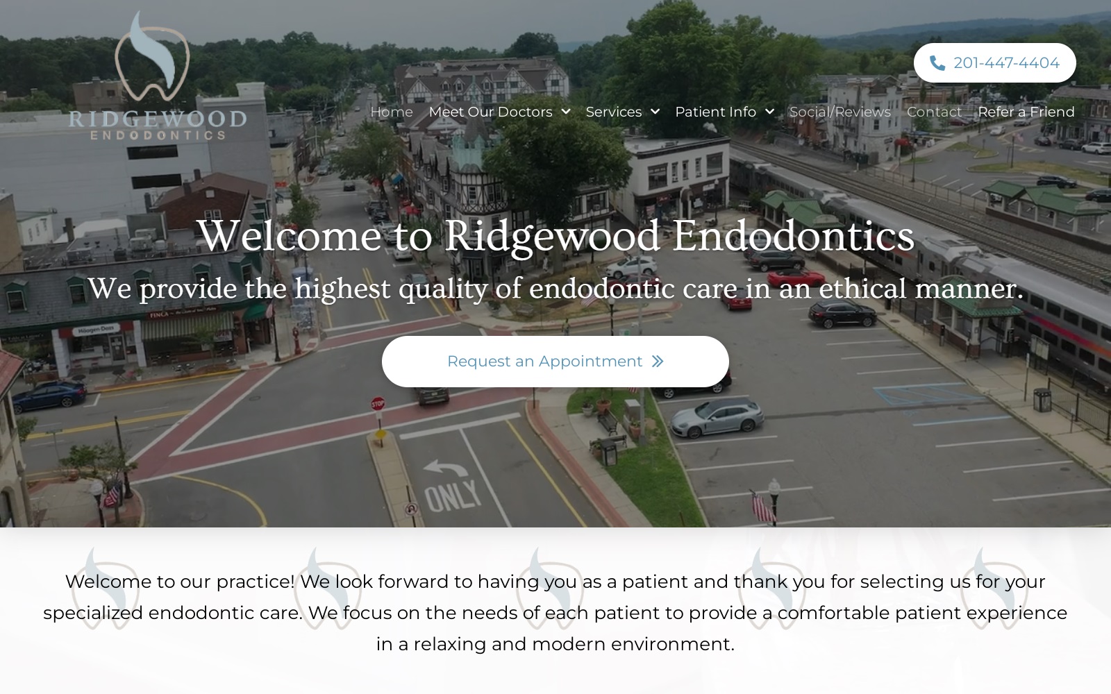 ridgewoodendodontics.com screenshot