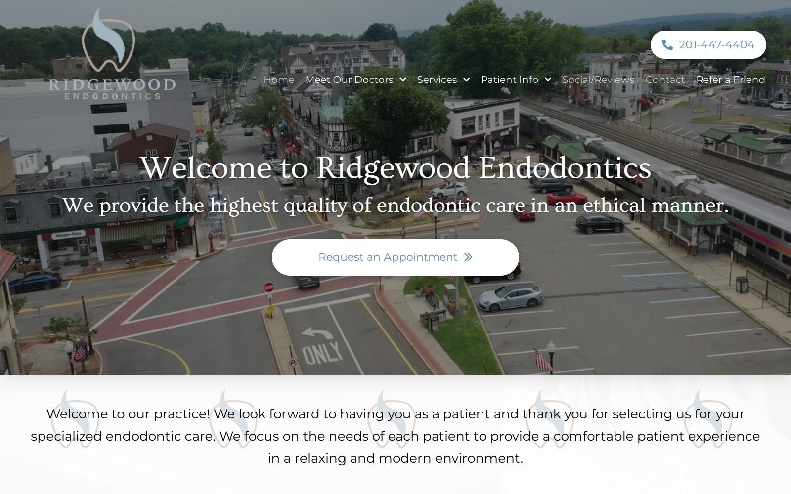 ridgewoodendodontics.com screenshot