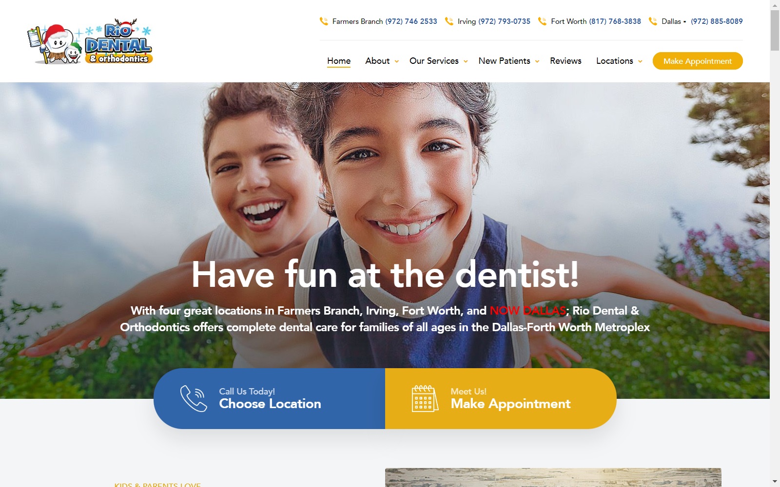 riodentalgroup.com screenshot