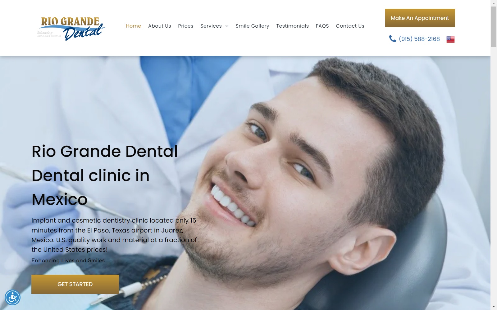 riograndedental.com screenshot