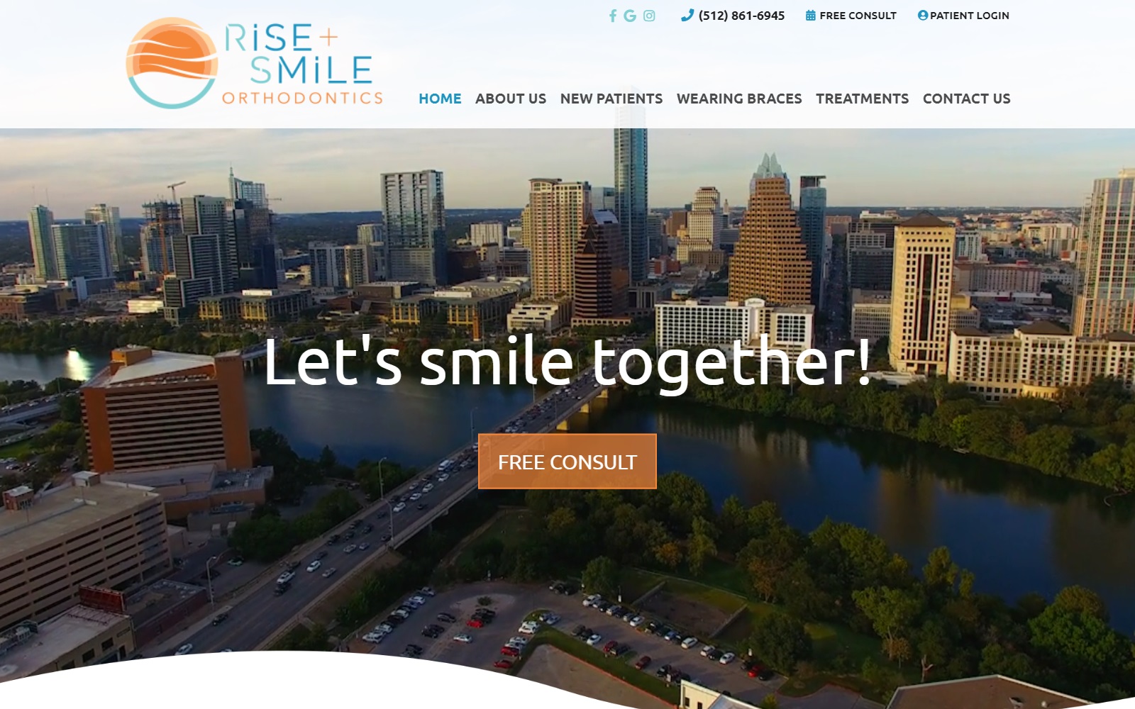 riseandsmile.com screenshot