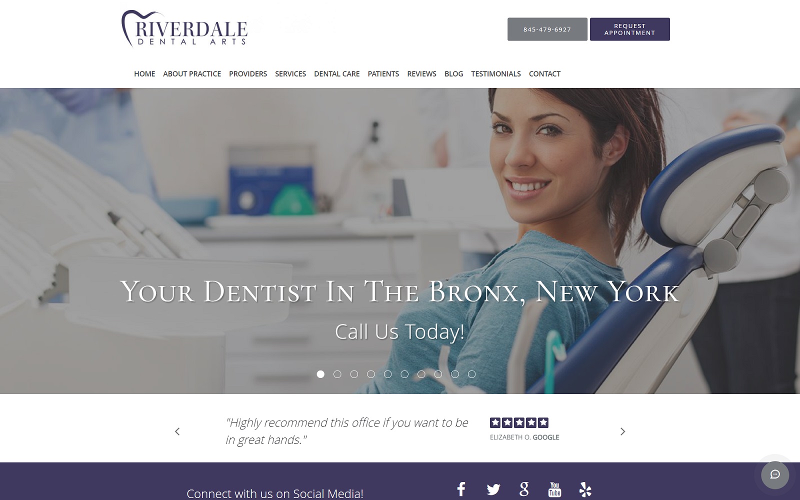 riverdalenydental.com screenshot