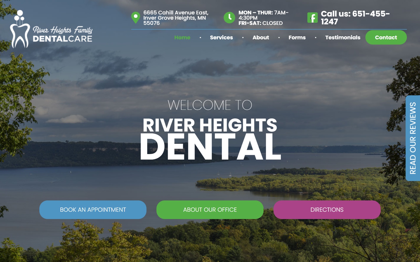 riverheightsdental.com screenshot