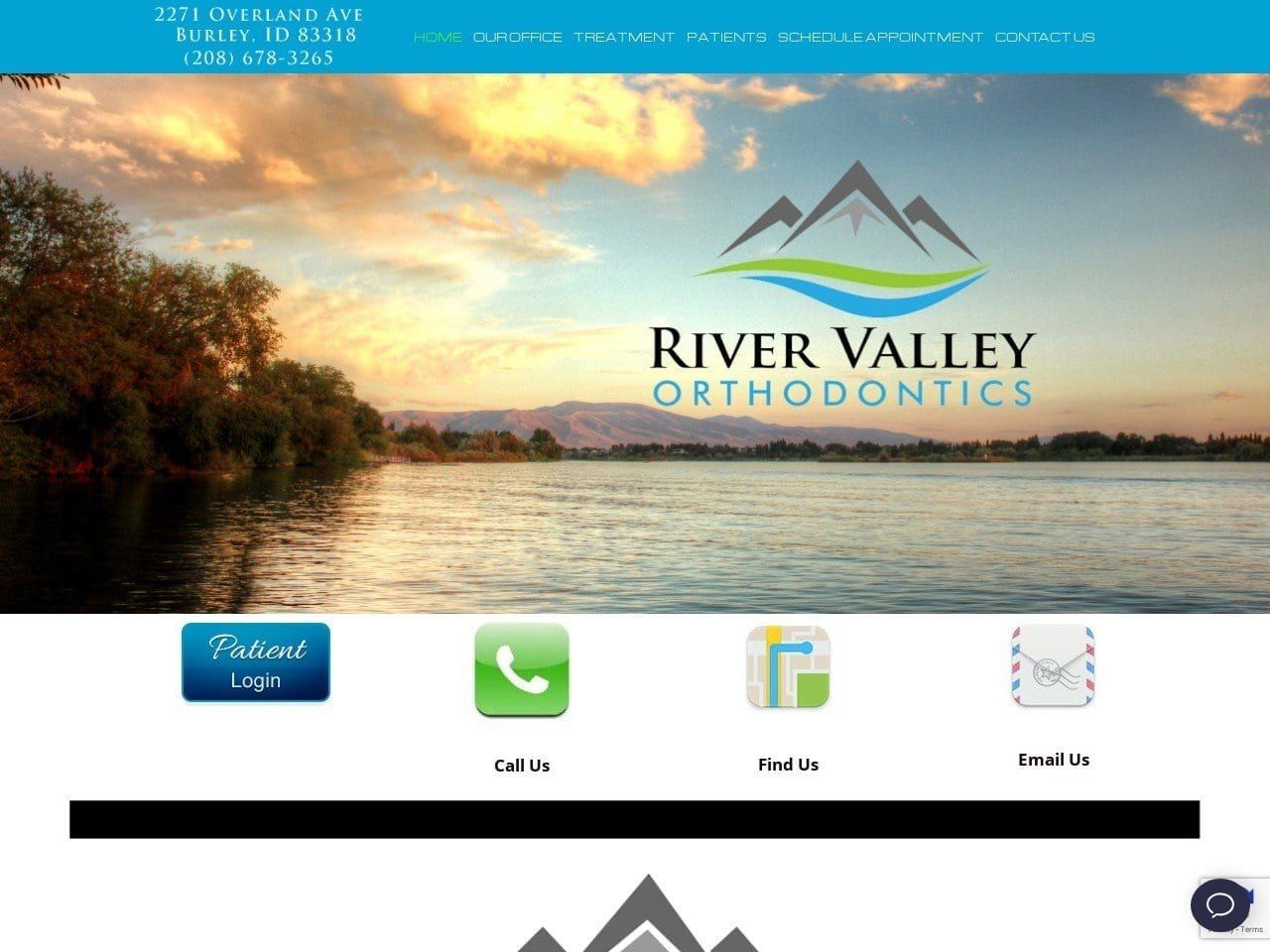 River Valley Orthodontics Justin D. Ward DMD MSD Website Screenshot from rivervalleyorthodontics.com