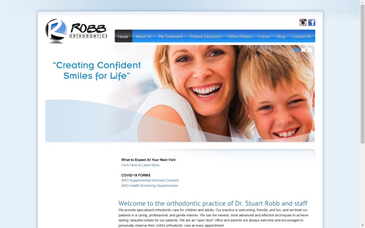 robborthodontics.com screenshot