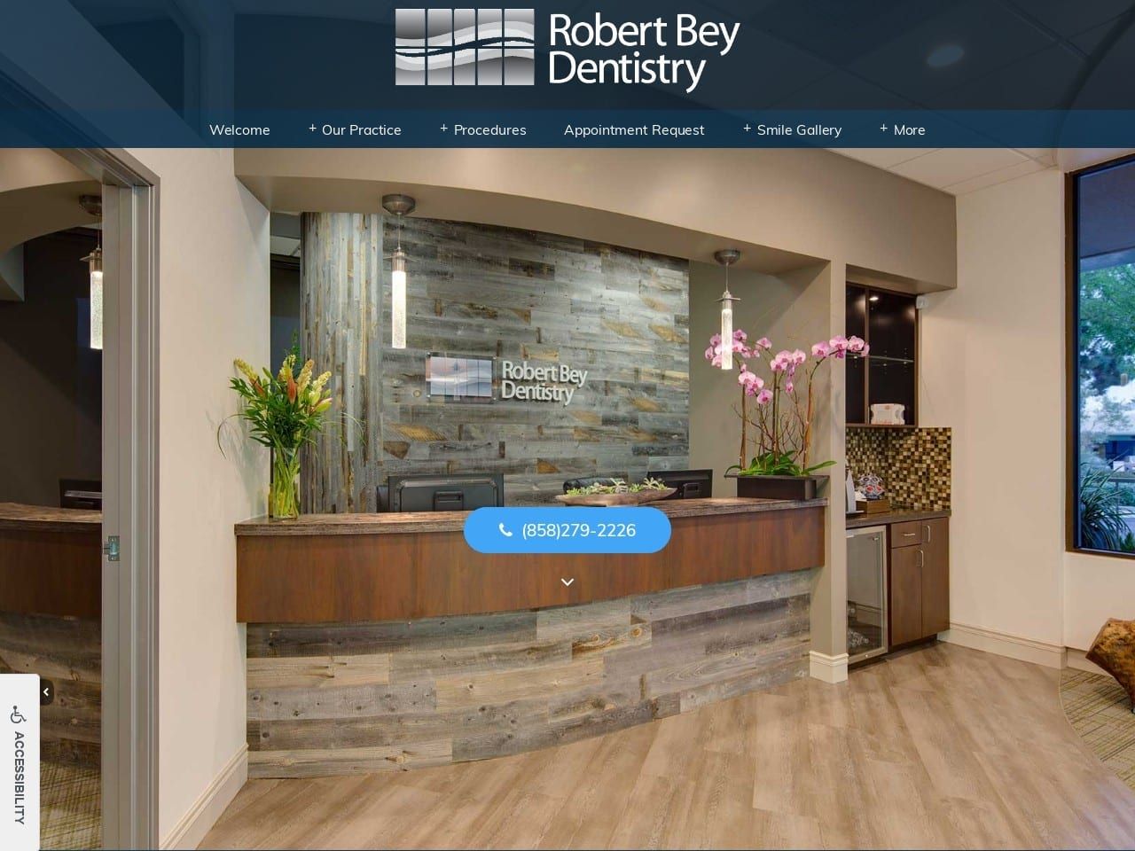 Robertbey Dds Website Screenshot from robertbeydds.com