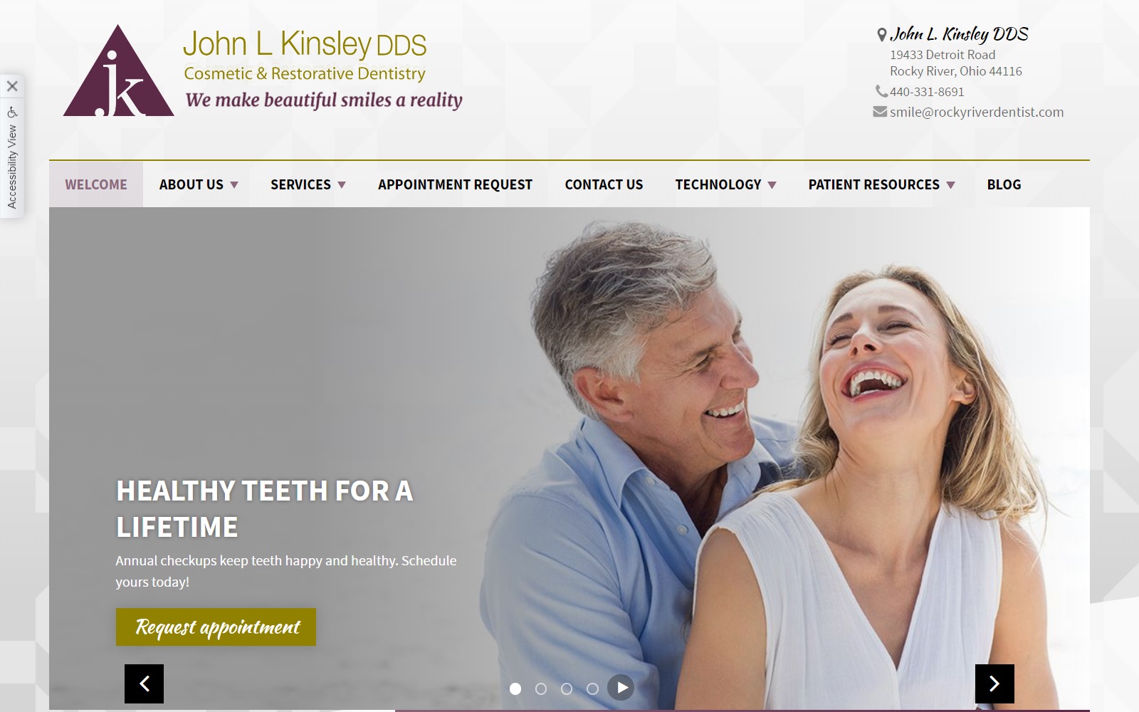 rockyriverdentist.com screenshot