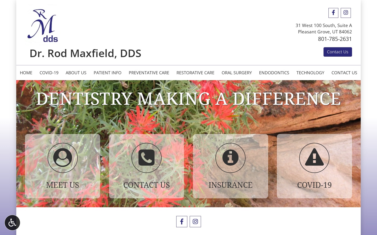 rodmaxfielddds.com screenshot