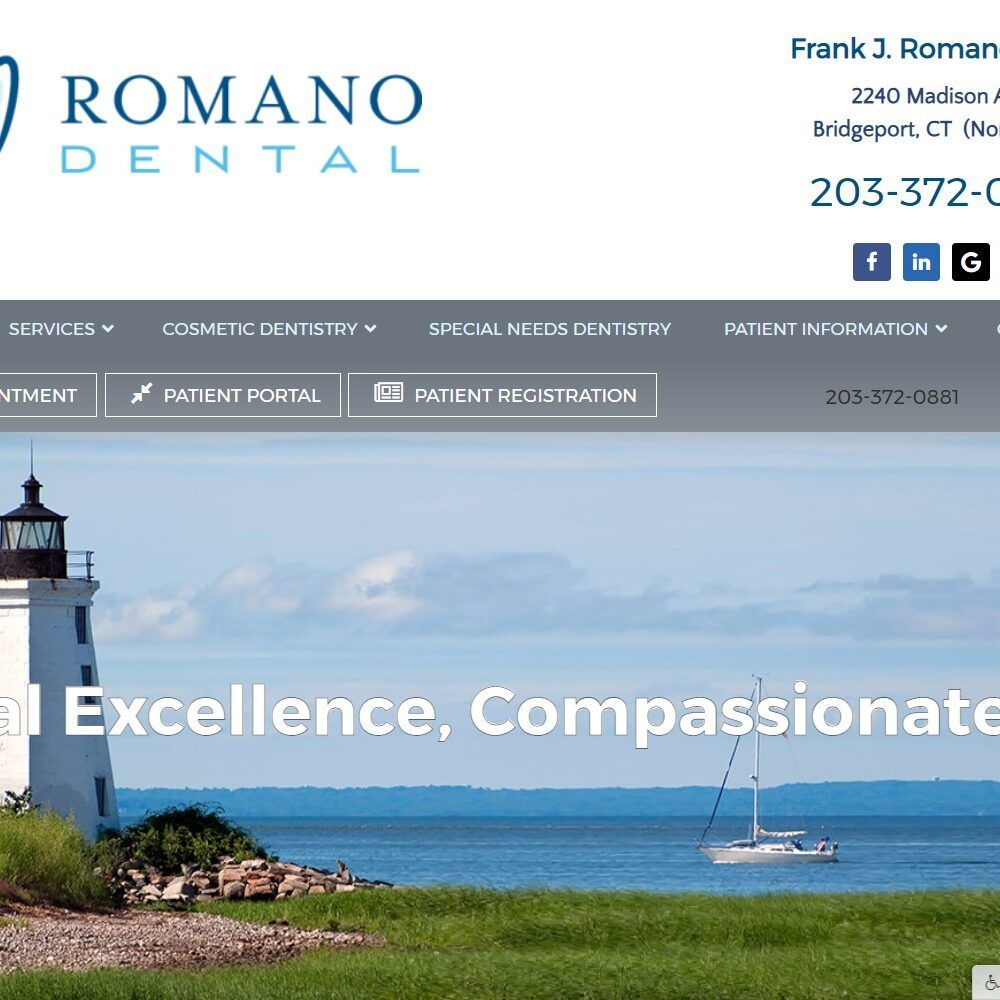 romanodental.com screenshot