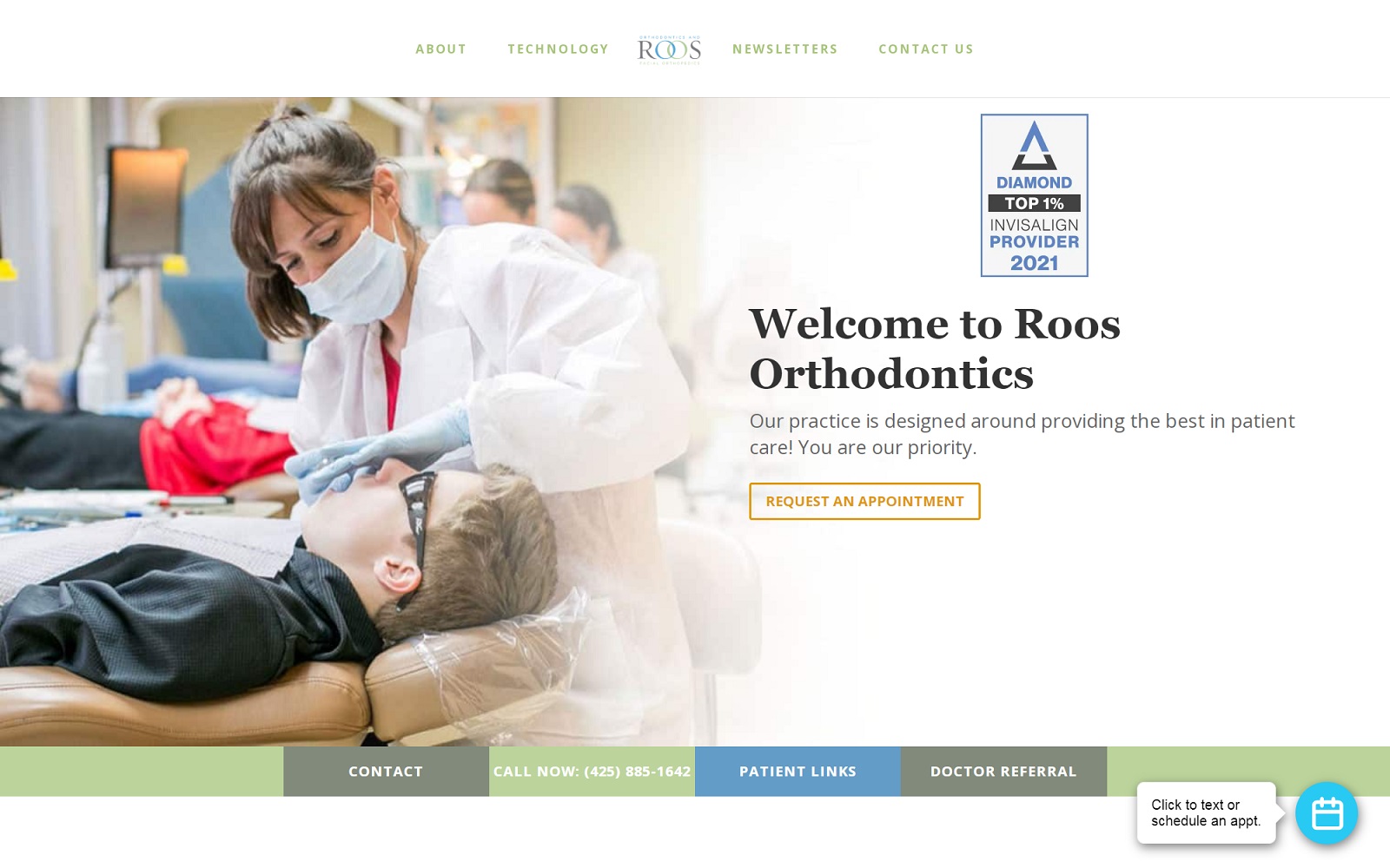 roosortho.com screenshot