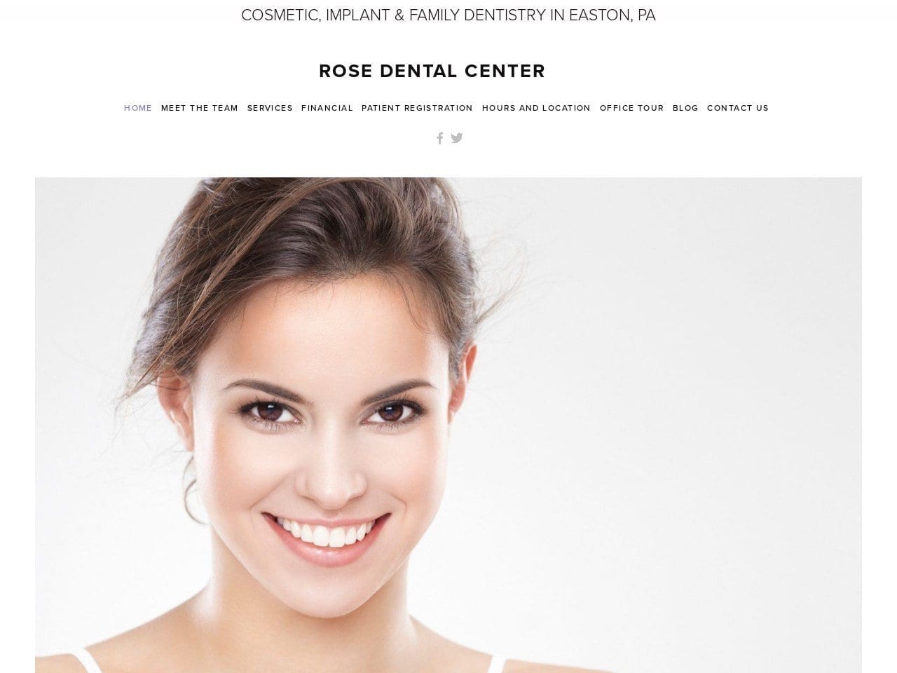 Rose Dental  Center Website Screenshot from rosedentalcenter.com