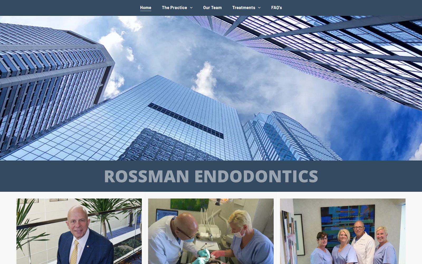 rossmanendodontics.com screenshot