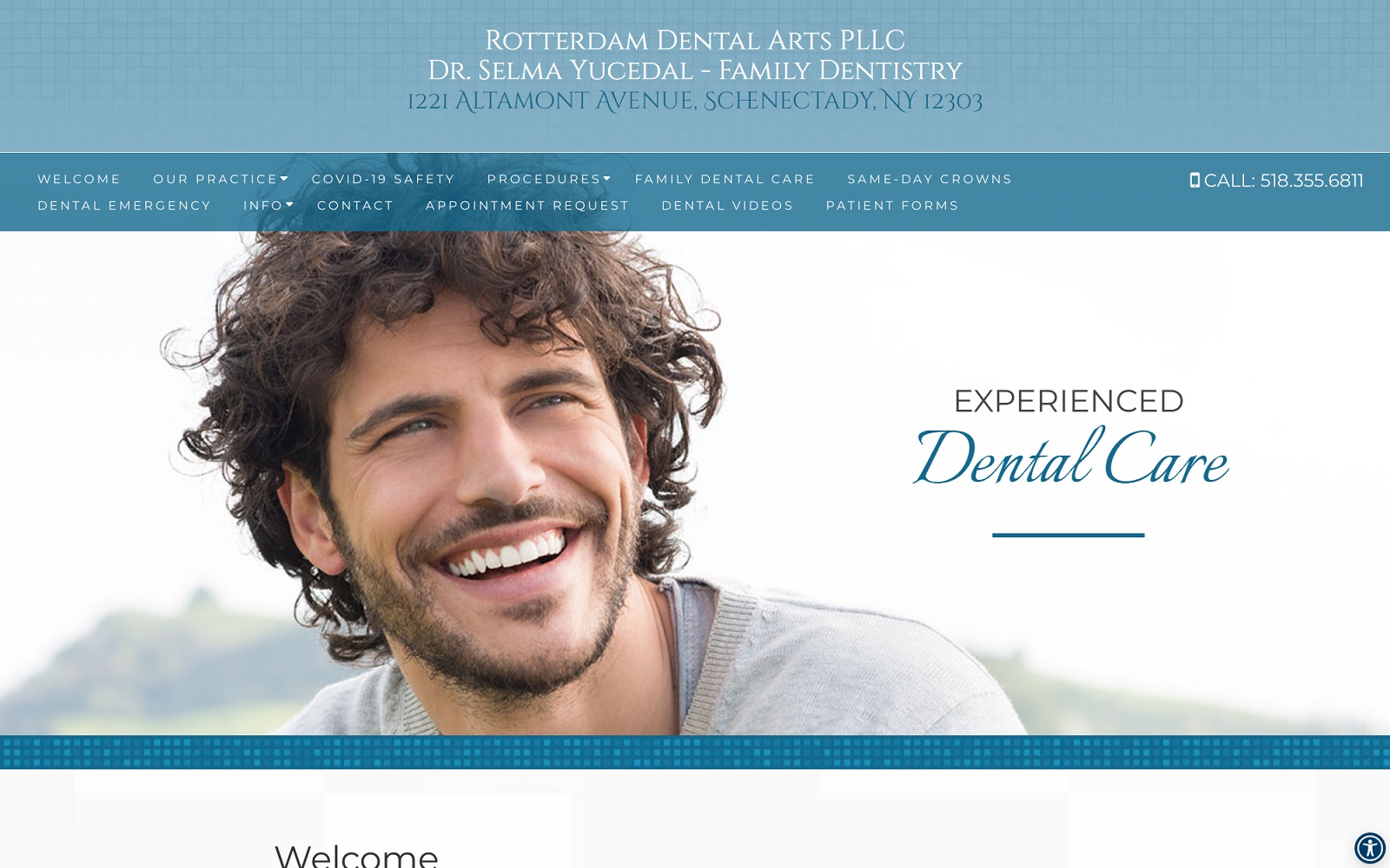 rotterdamdentalarts.com screenshot