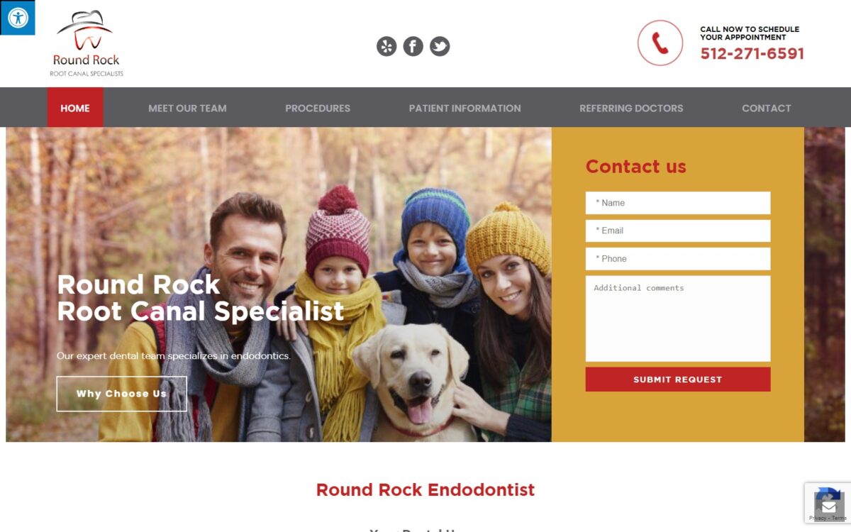 roundrockendo.com screenshot