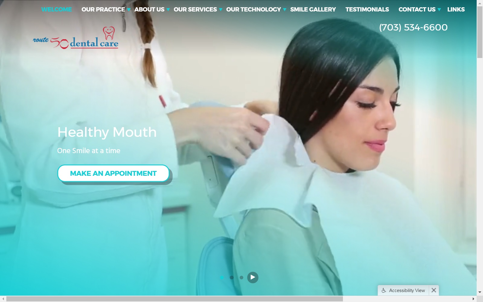 route50dentalcare.com screenshot