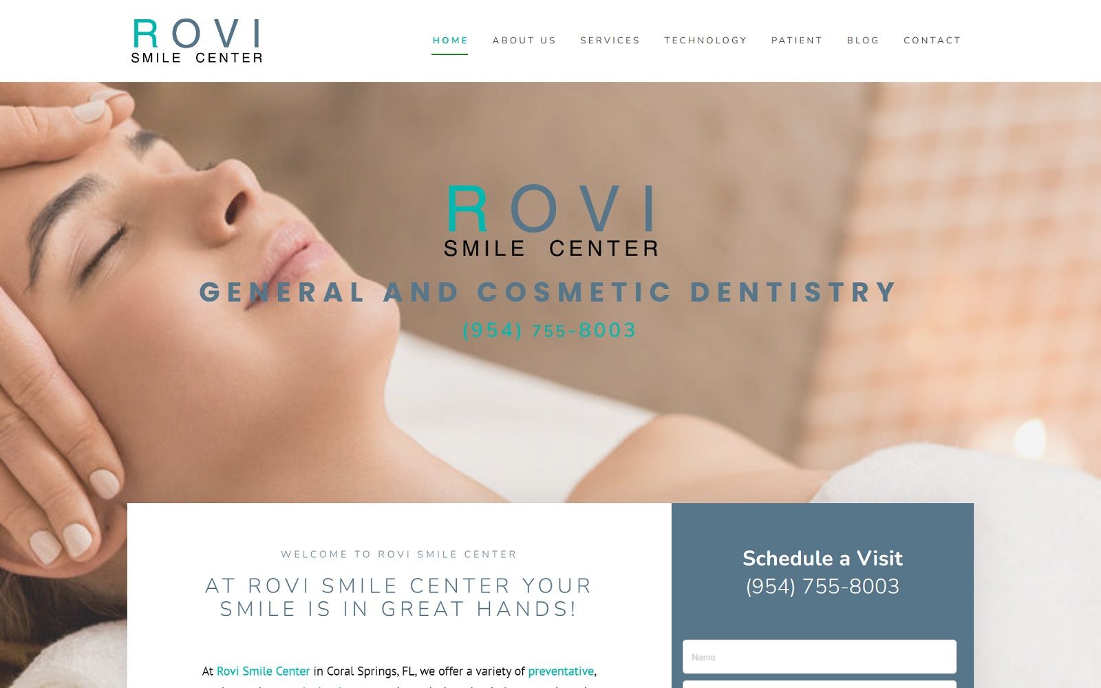 rovismilecenter.com screenshot