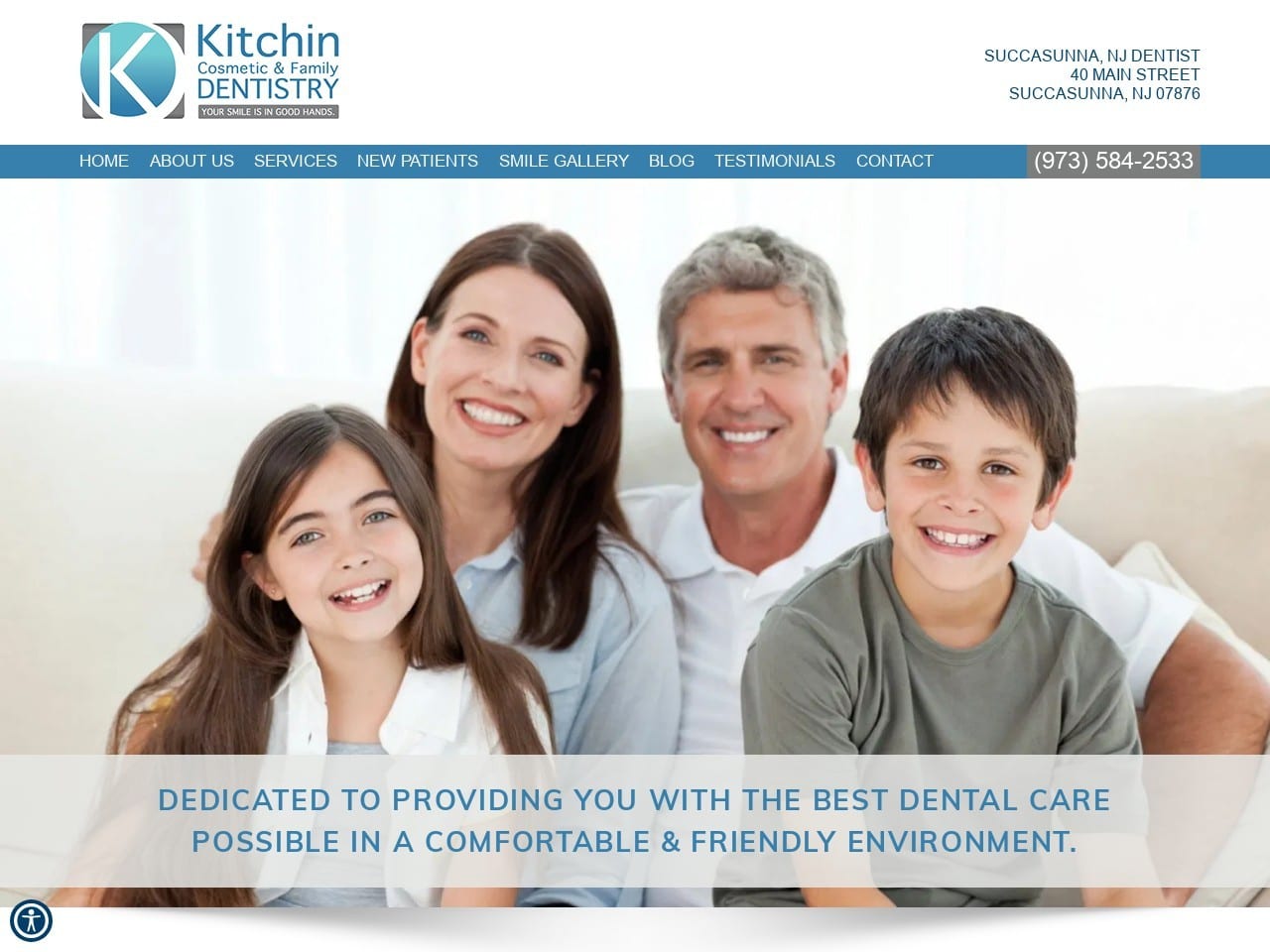 Lloyd Kitchin DMD Website Screenshot from roxburydental.com