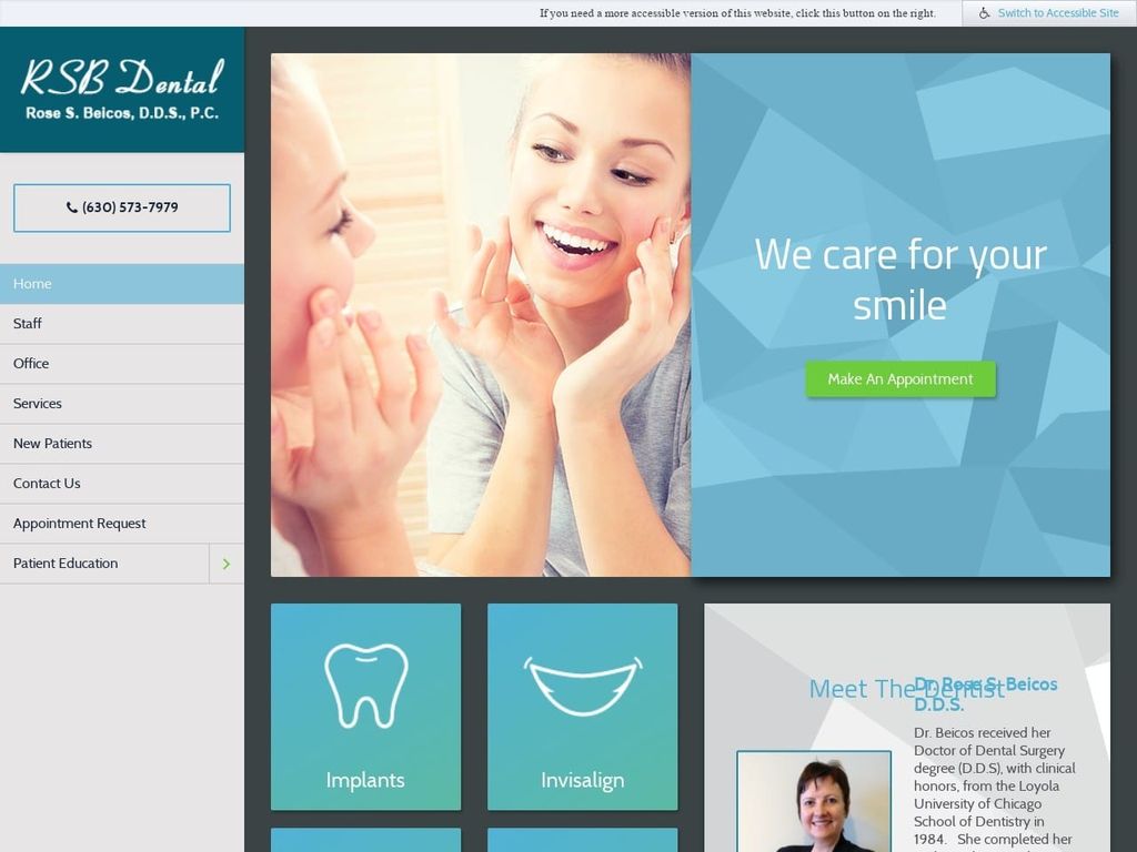 Rsb Dental Website Screenshot from rsbdental.com