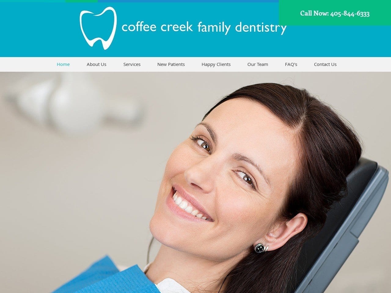 Coffee Creek Family Dentist Website Screenshot from ruddfamilydentistry.com