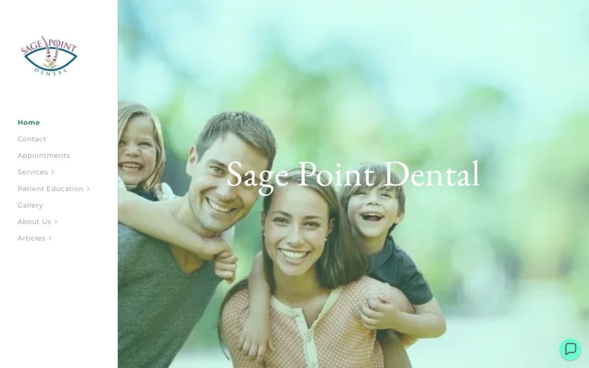 sagepointedental.com screenshot