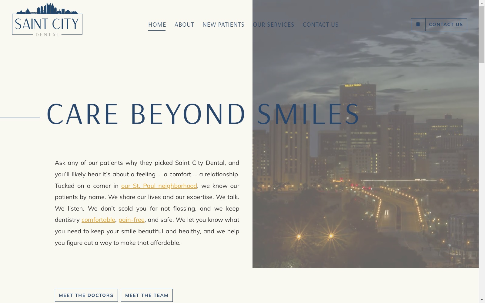 saintcitydental.com screenshot