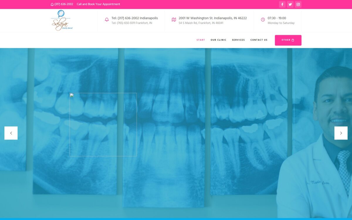 salazarfamilydental.com screenshot