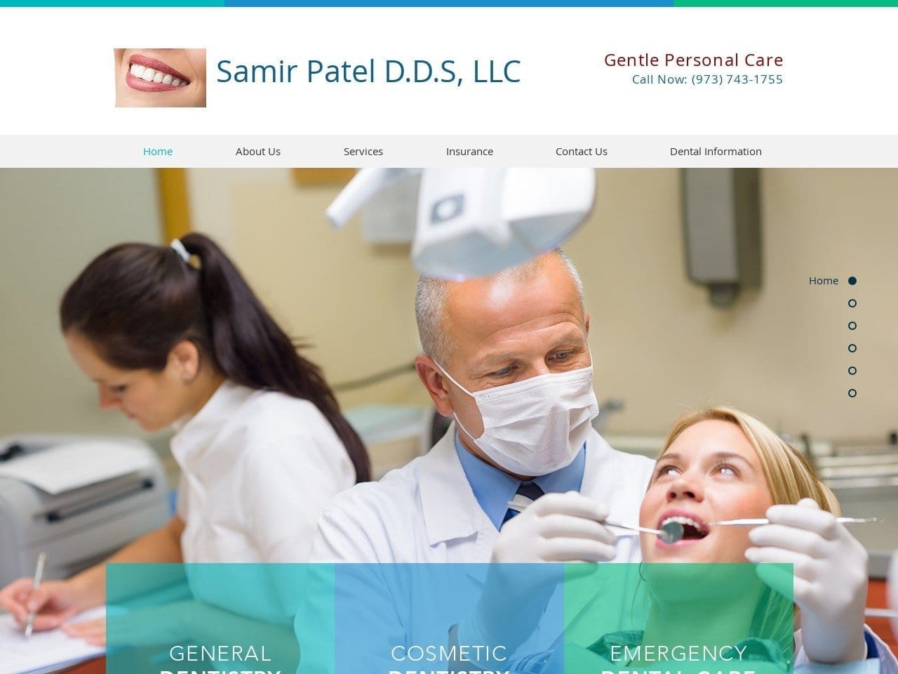 Hometown Dental Patel Samir DDS Website Screenshot from samirpateldds.com