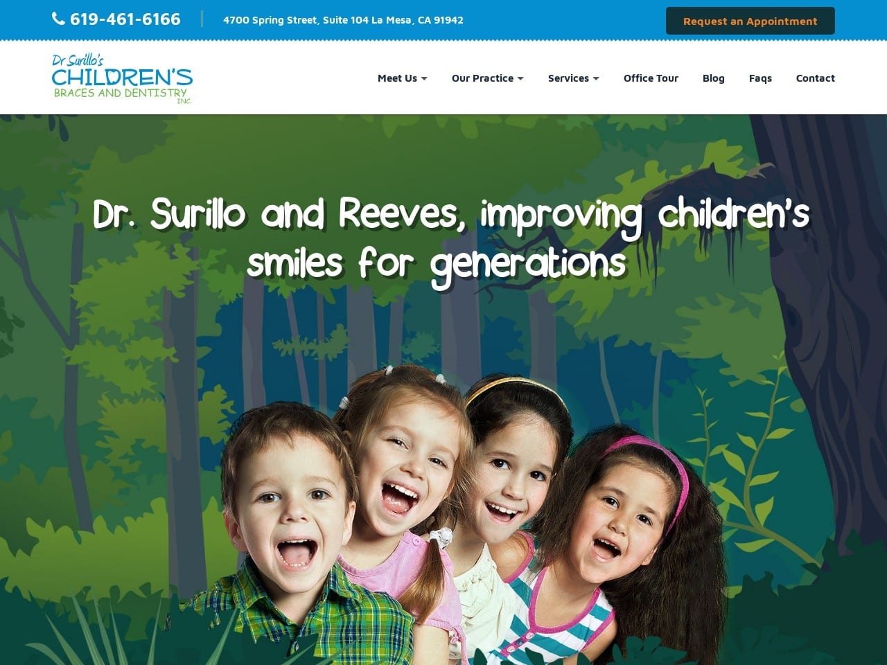 Surillo Santiago Dds Ms Diplomate Website Screenshot from sandiegokidsdentist.com