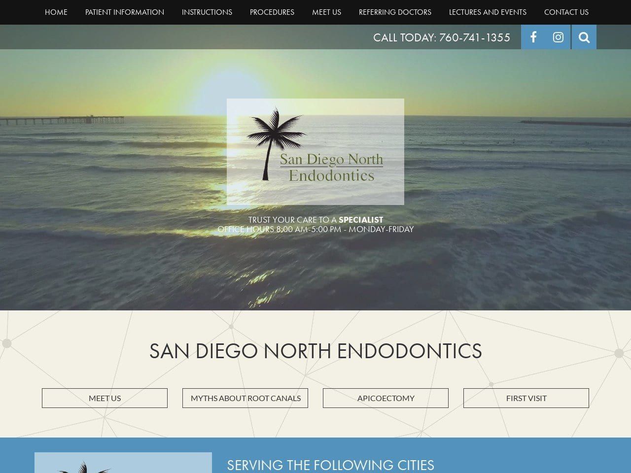 Smith Bruce C DMD Website Screenshot from sandiegonorthendodontics.com