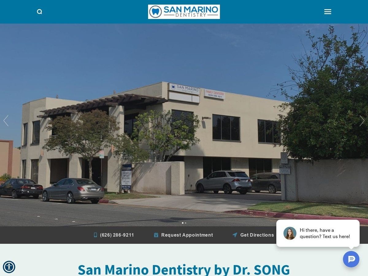 Sanmarino Dentist Website Screenshot from sanmarinodentist.com