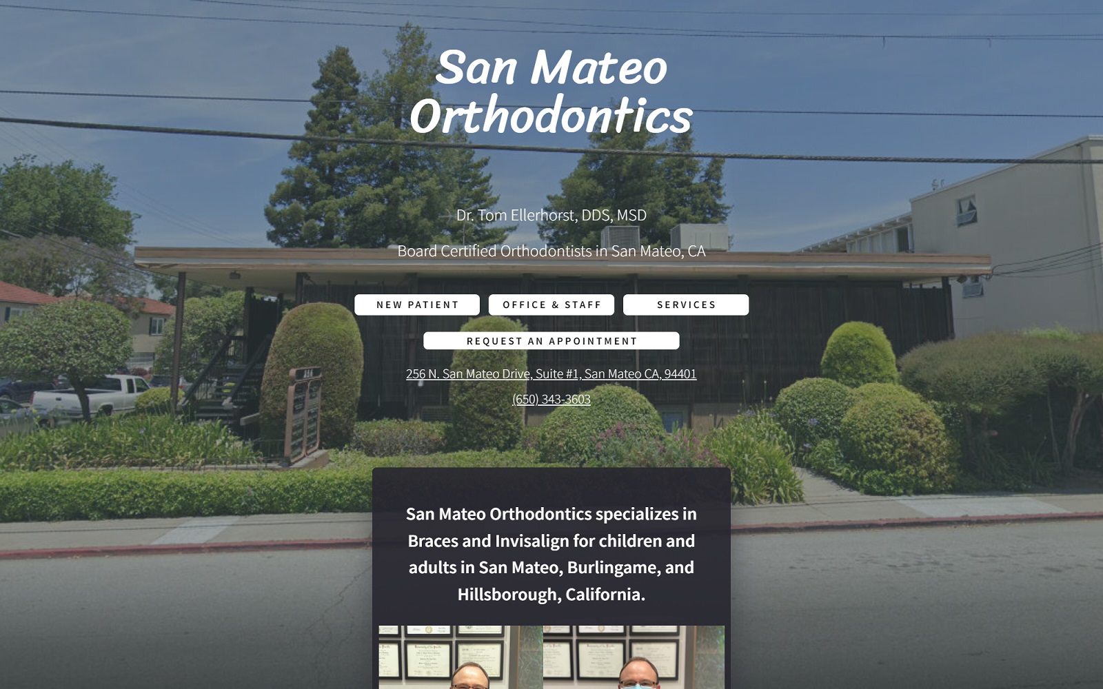 sanmateo-orthodontist.com screenshot