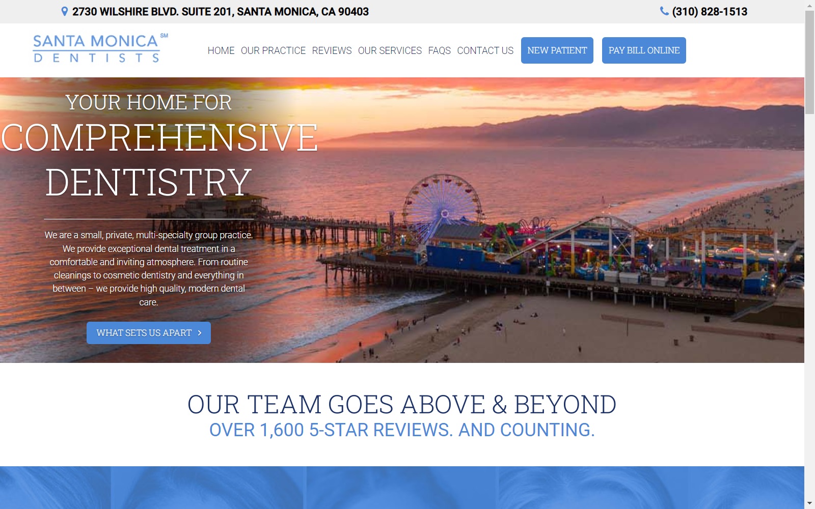 santamonicadentists.com screenshot